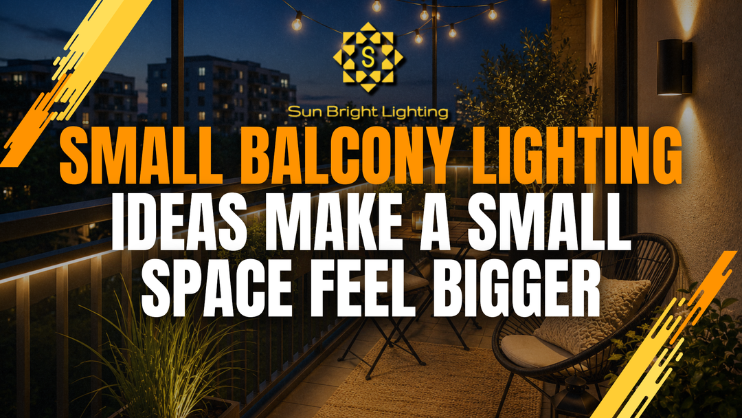 Small Balcony Lighting Ideas: 7 Ways to Make a Compact Outdoor Space Feel Bigger