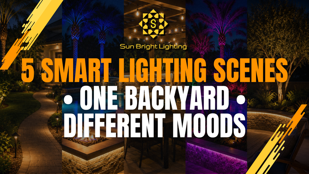 5 Smart Outdoor Lighting Scenes You Can Create With RGBW & Tunable White LEDs
