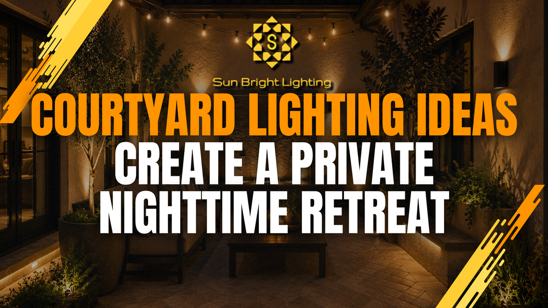 Courtyard Lighting Ideas: 7 Ways to Create a Private Outdoor Room After Dark