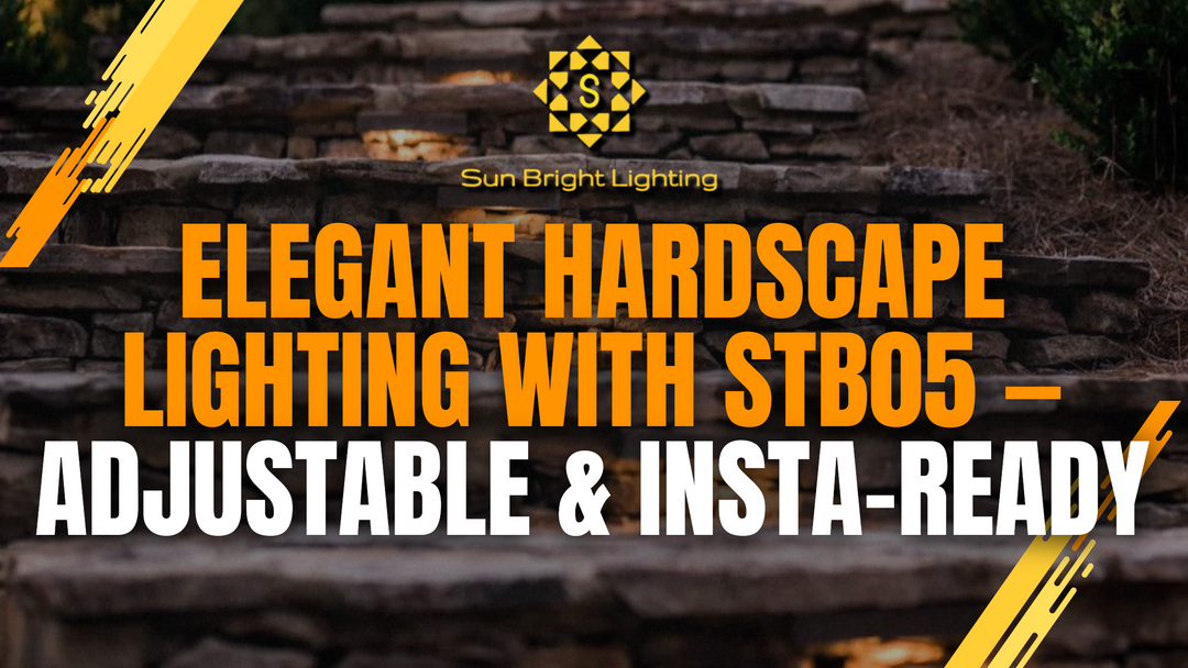 Illuminate with Style — Sun Bright Lighting’s STB05 Cast Aluminum Hardscape Light