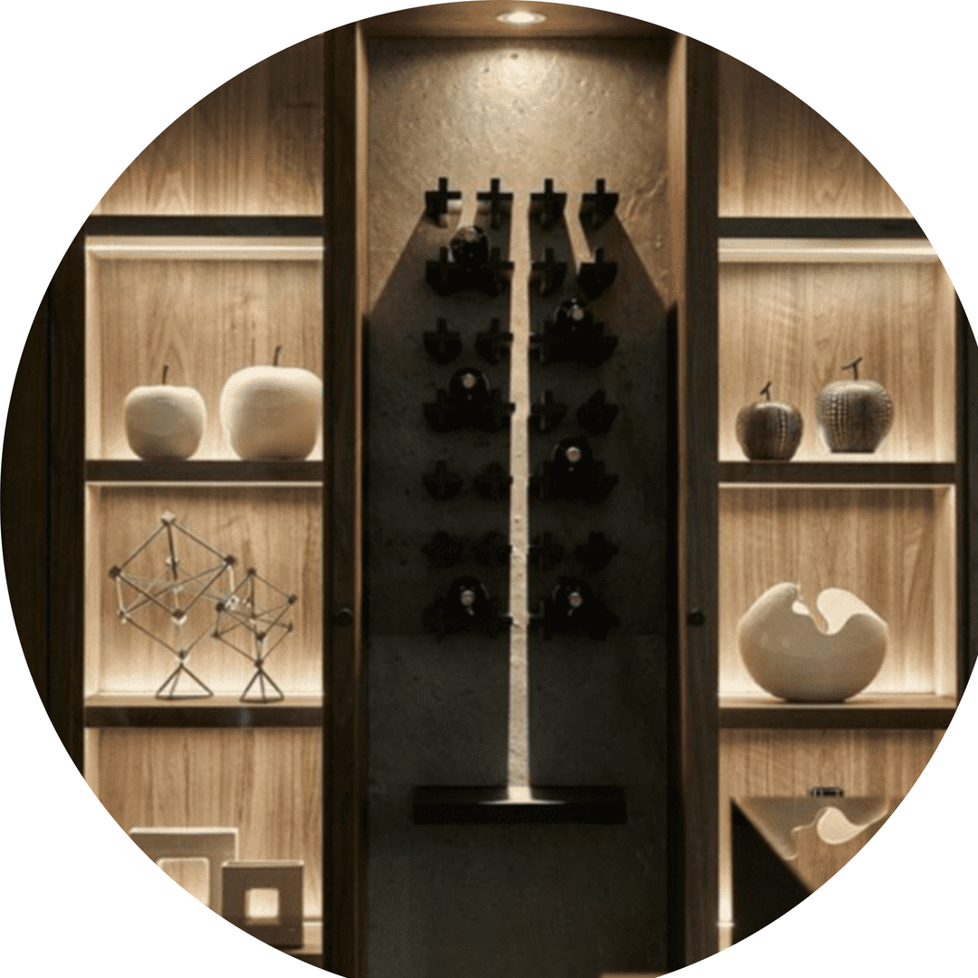 Cabinet Lights: Low Voltage Puck Lights