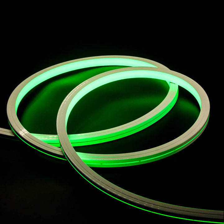 Outdoor Landscape Lighting LED 12V Low Voltage SLNR18 Dotless COB Linear RGBW Neon LED Strip Light 12V AC 2.4W/ft IP67 16mm Outdoor Rated Dimmable Low Voltage Tape Light