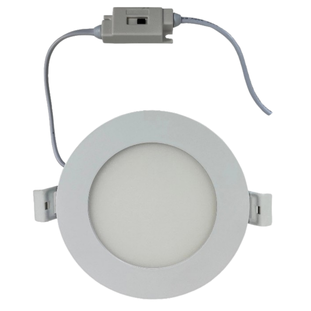 CB04 4x/8x/12x Package 10W 3CCT Dimmable Round Slim 12V LED Panel Light Low Voltage Lighting Fixture