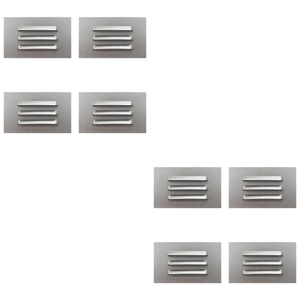 STA11 4x/8x/12x Package 3.5W 12V Low Voltage 3000K Warm White Integrated Rectangular Waterproof Horizontal LED Aluminum Step Light Wall Lighting Fixture