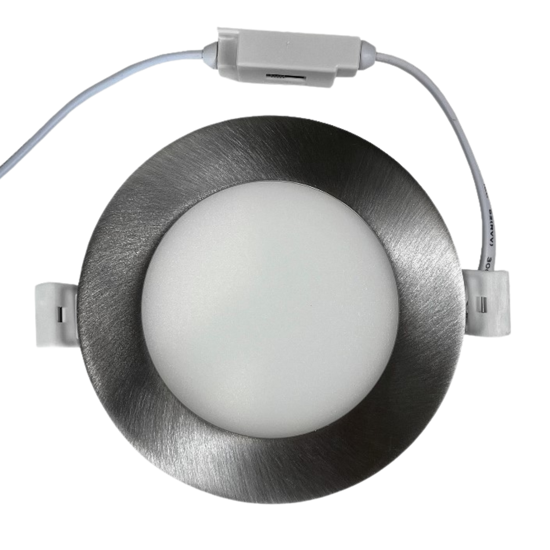CB04 4x/8x/12x Package 10W 3CCT Dimmable Round Slim 12V LED Panel Light Low Voltage Lighting Fixture