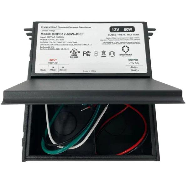 TSDC02 12V/24V DC Low Voltage Dimmable Junction Box Transformers UL Listed LED Driver Outdoor Rated