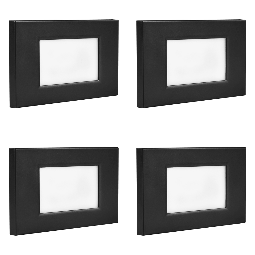 STA10 4x/8x/12x Package 3.5W 3CCT Rectangular Waterproof Horizontal LED Stair Step Light Fixture