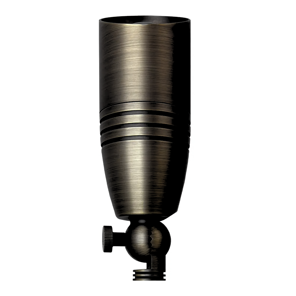 SPB06 Cast Brass Spotlight | Lamp Ready 12V Low Voltage Landscape Light
