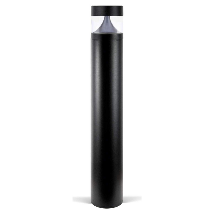 BPLA01 38" 120V 20W 3000K/5000K or 3CCT 1600LM Black Aluminum Flat-Top Bollard Light Line Voltage Commercial Bollard Path Light Outdoor Lighting