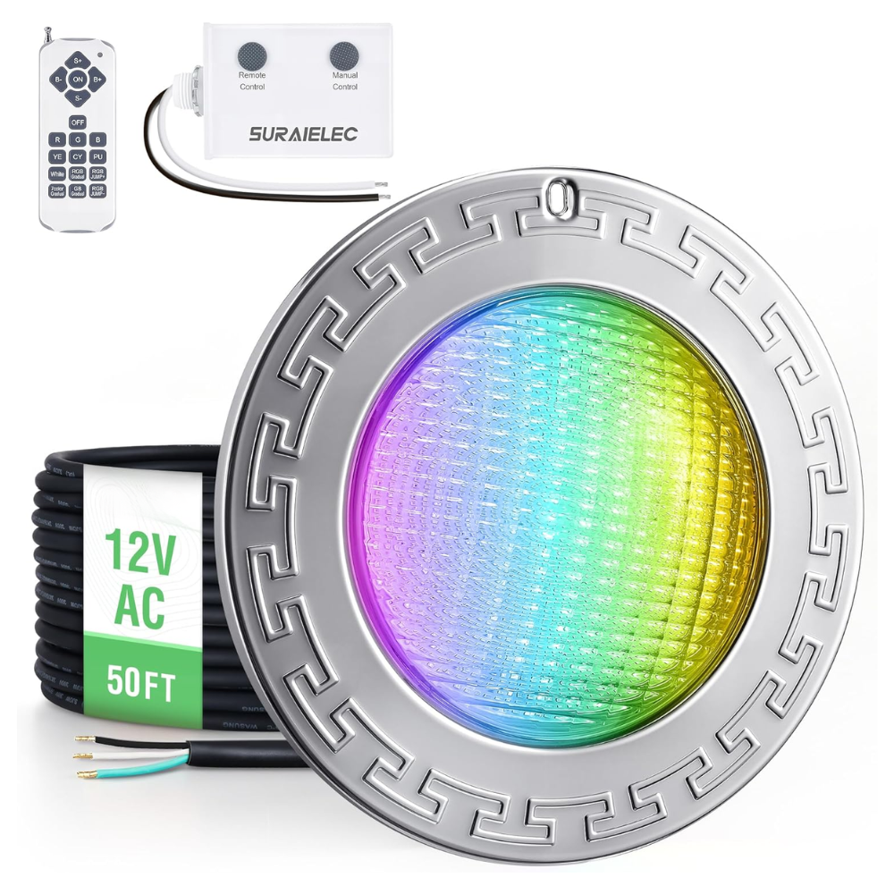 Remote RGB Pool Light | 12V Stainless Steel Jacuzzi