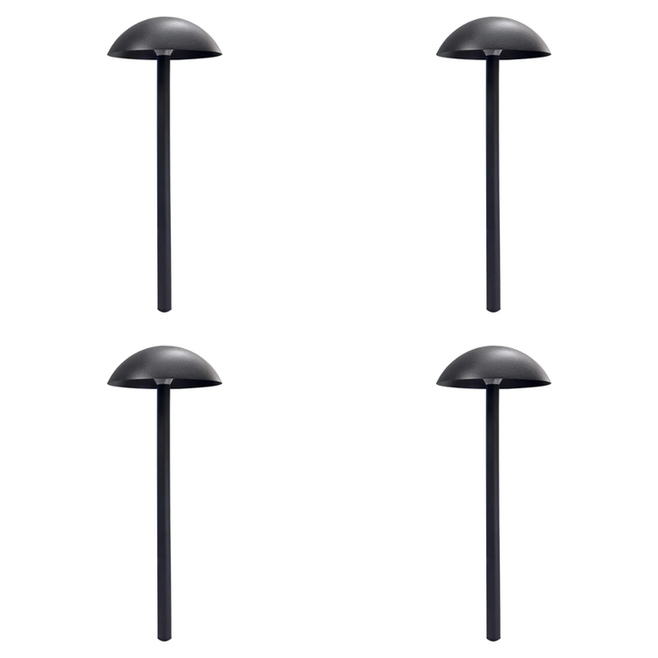 CDPA80 4x/8x/12x Package 5W 12V-24V AC/DC Low Voltage Dome-shaped Umbrella Hat 3000K Warm White Integrated LED Aluminum Path Light