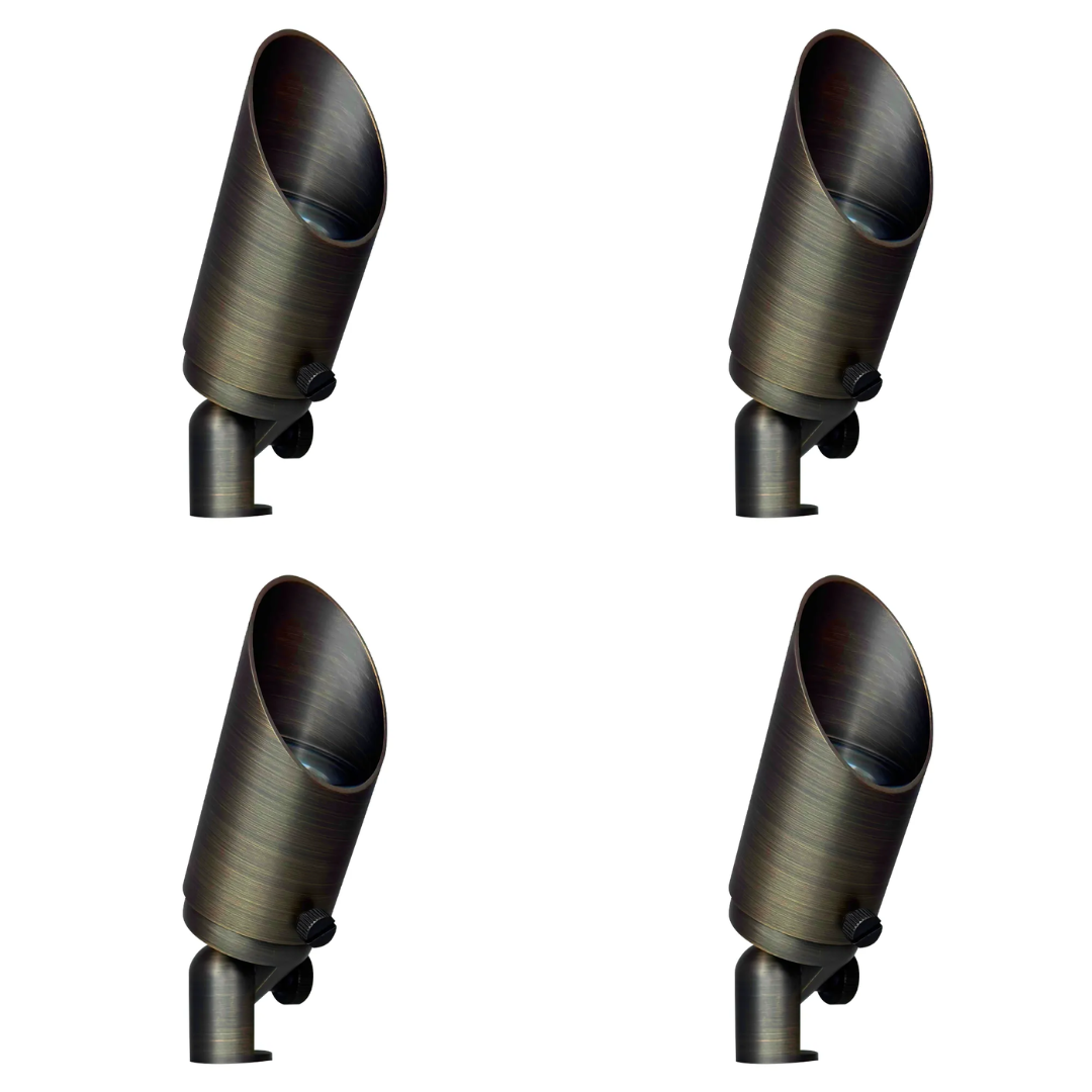 SPB10 4x/8x/12x Package 8W 3000K Warm White Integrated LED Brass Spotlight Low Voltage Small Directional Bullet Light