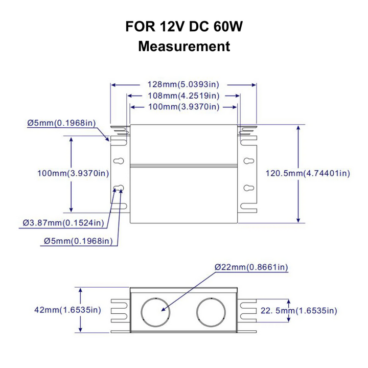 TSDC02 12V/24V DC Low Voltage Dimmable Junction Box Transformers UL Listed LED Driver Outdoor Rated