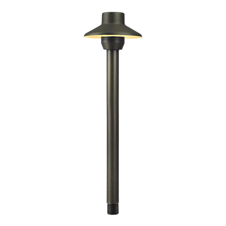 Outdoor Landscape Lighting LED 12V Low Voltage PLB30 Frosted Cast Brass Path Light | Lamp Ready G4 Socket 12V Low Voltage Landscape Light