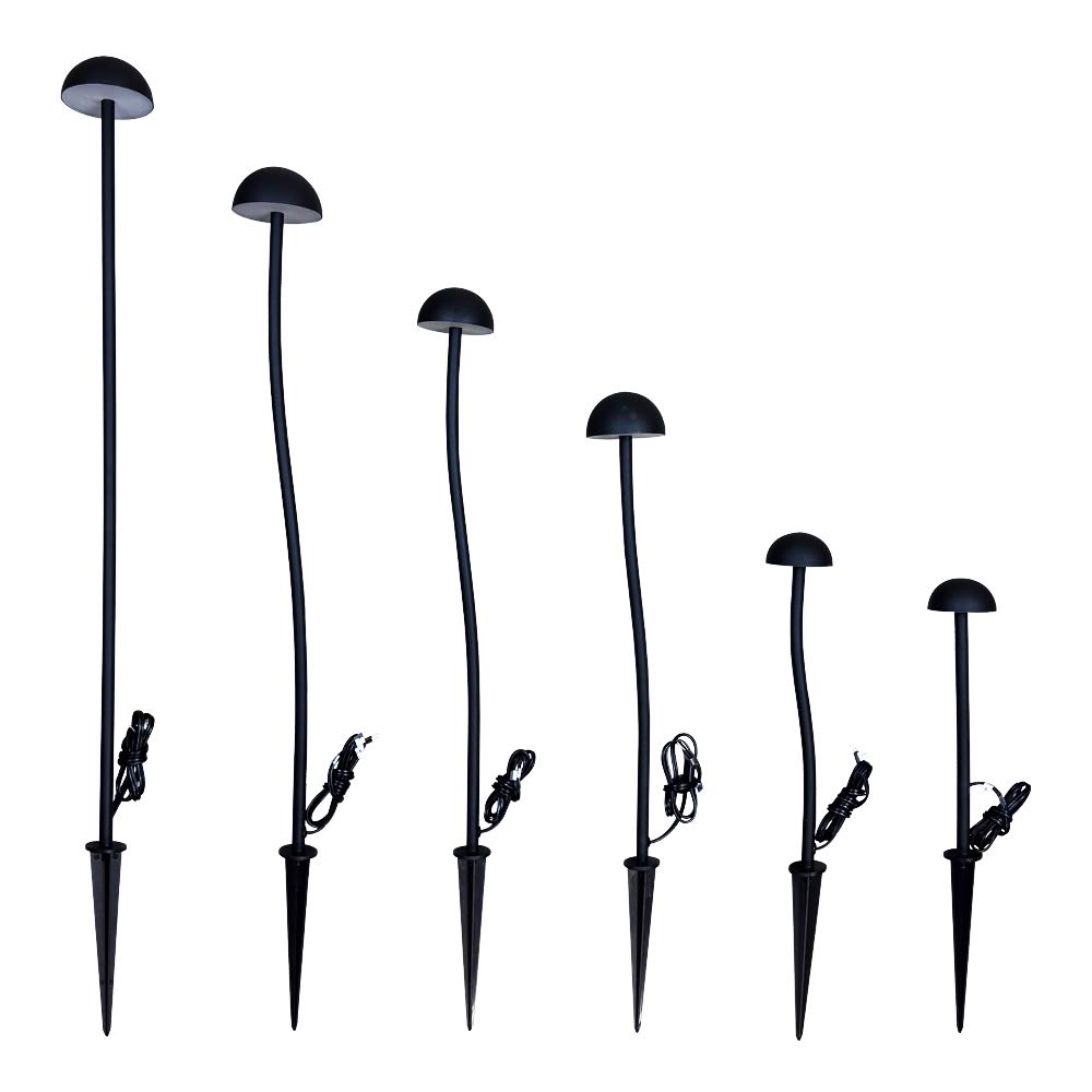 CDPA71 4x/8x/12x Package Mushroom Aluminum 3000K Warm White Integrated LED Low Voltage Path Light