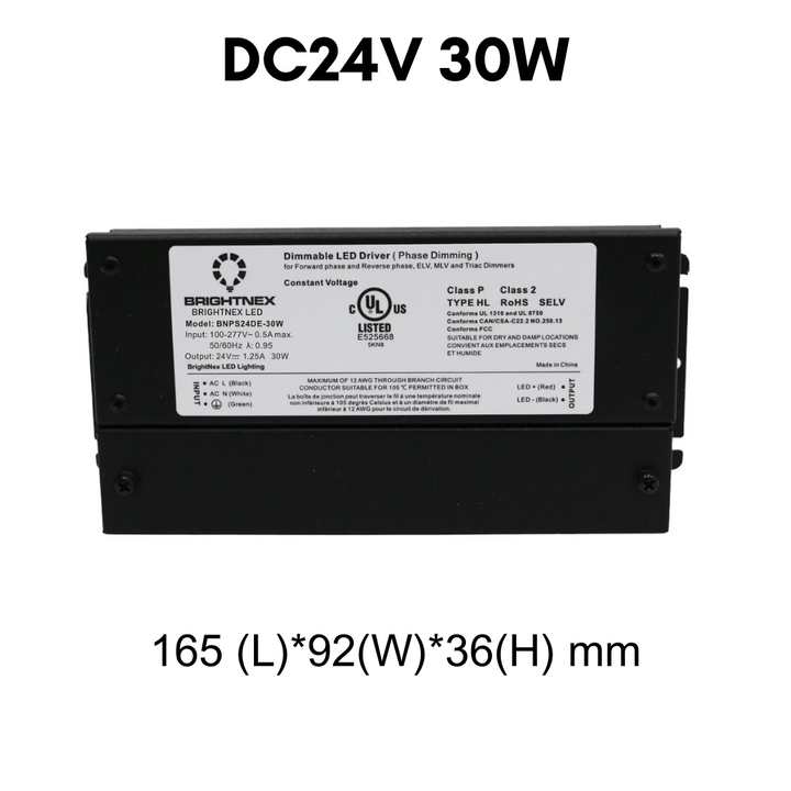 TSDC01 12V/24V DC Low Voltage Dimmable Transformers UL Listed LED Driver Outdoor Rated