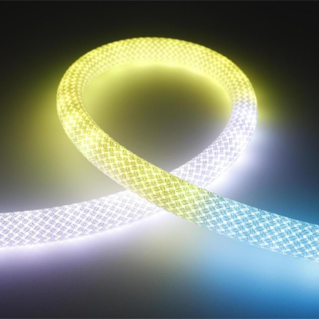 SLNR02 0.95W/ft Dotless Dream Color Nylon Neon RGBIC 20mm LED Strip Li ...