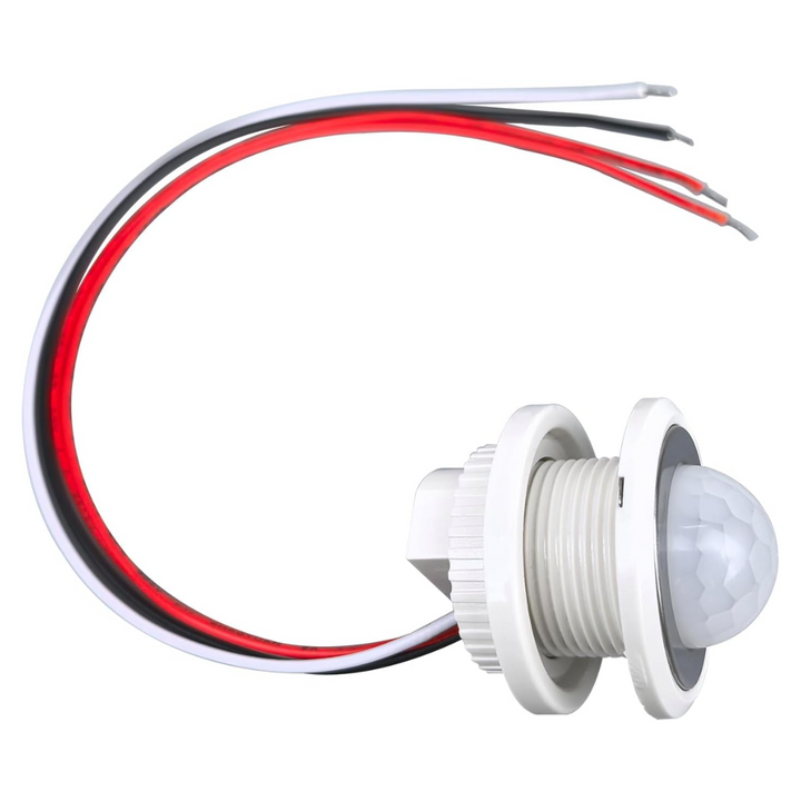 Outdoor Landscape Lighting LED 12V Low Voltage PIR Infrared and Motion Sensor DC12V/DC24V Low Voltage For Strip Lights, Cabinets, Closets, Pantry, Indoors