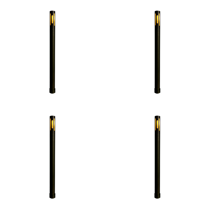 PLB25 4x/8x/12x Package Cast Brass Path and Area Light LED Low Voltage Pathway Outdoor Lighting Landscape Fixture 3W 3000K Bulb