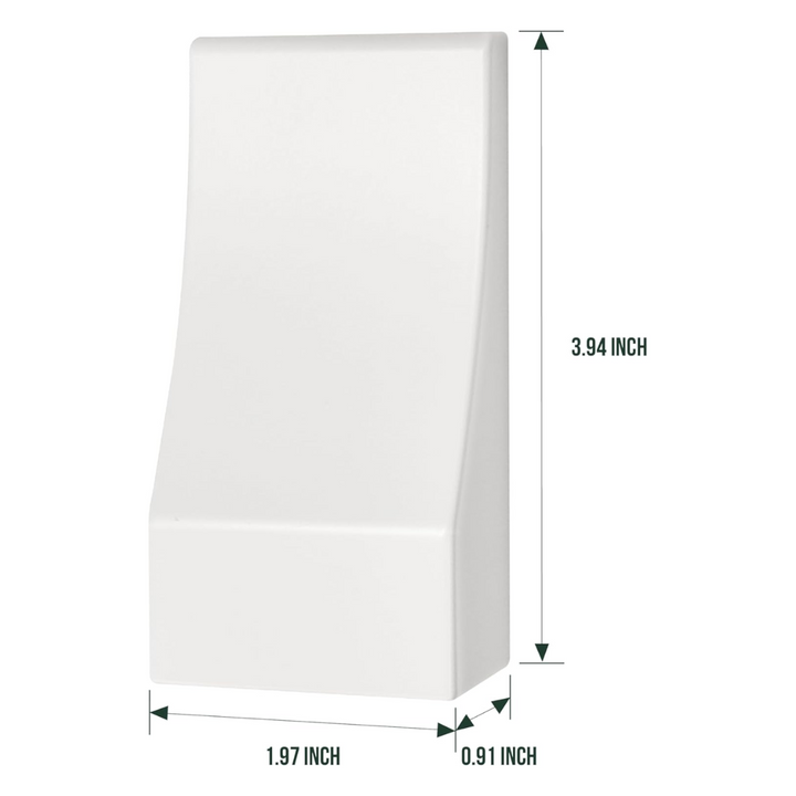 DLA02 Paquete de 6 luces LED de media luna para exteriores de 2 W de bajo voltaje, luces LED de 12 V para patio, luces de jardín escalonadas