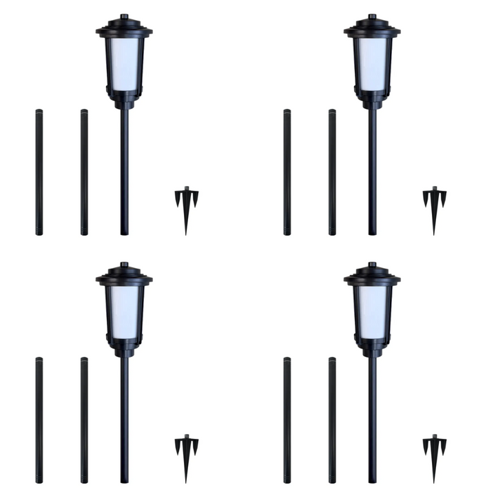 CDPA76 4x/8x/12x Package Heavy Duty Cast Aluminum 1.7W LED Outdoor Landscape 2200K Color Tall Path Light