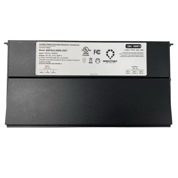TSDC02 12V/24V DC Low Voltage Dimmable Junction Box Transformers UL Listed LED Driver Outdoor Rated