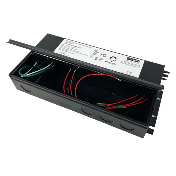 TSDC02 12V/24V DC Low Voltage Dimmable Junction Box Transformers UL Listed LED Driver Outdoor Rated