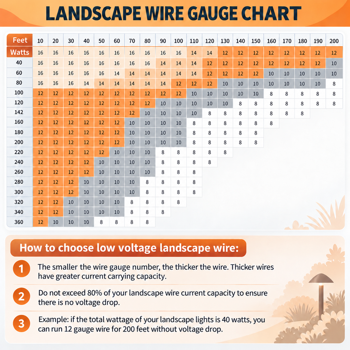 Alambre de cable conductor de cobre 16/2 | Iluminación de paisaje de bajo voltaje