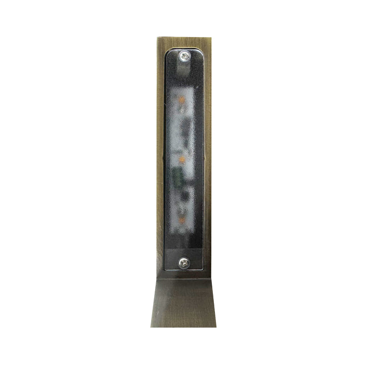 PLB07 Cast Brass Path Light | 3W 3000K Warm White Integrated LED Low Voltage Landscape Light