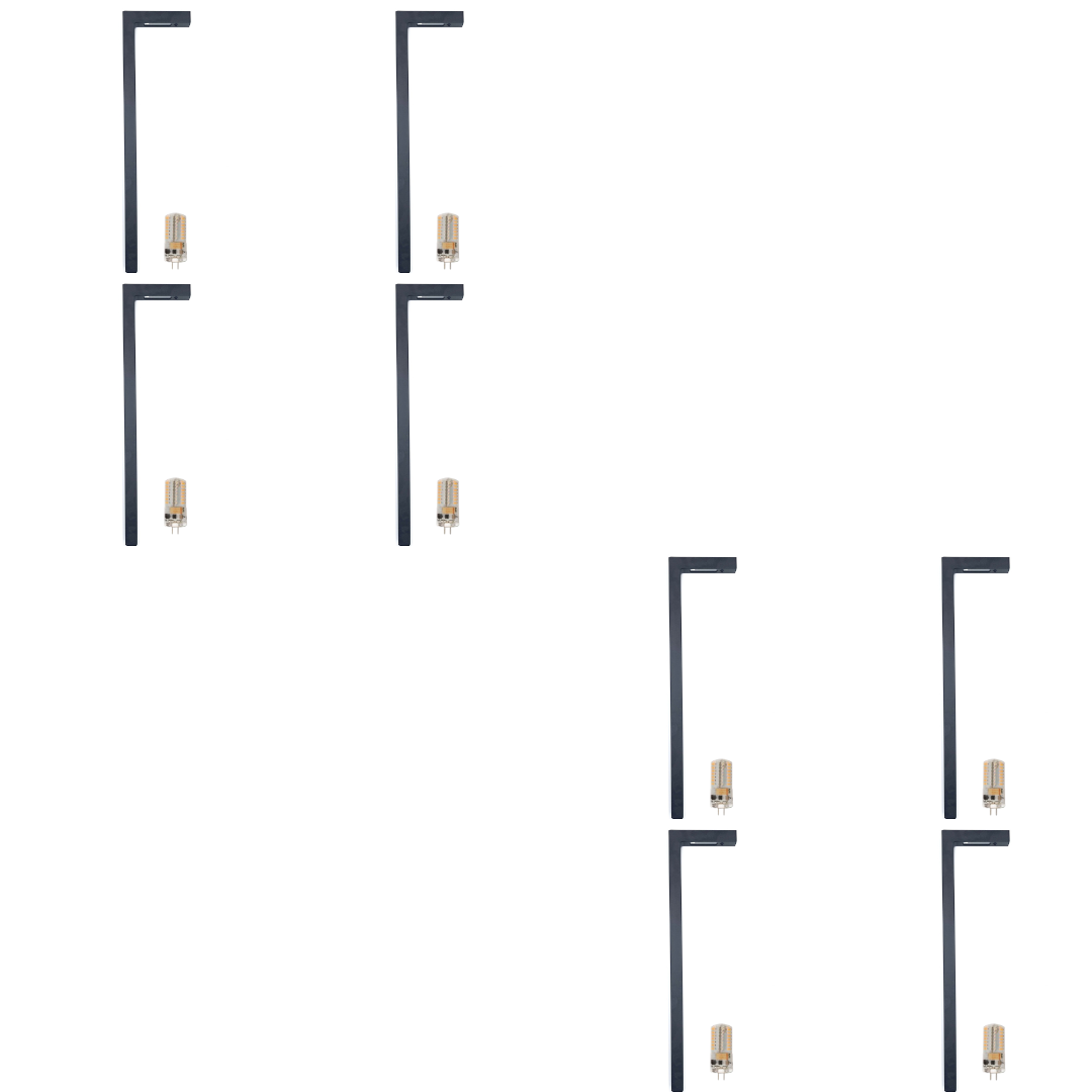 BPLP03 Aspen Brass Path Light 4x/8x/12x G4 2W Dimmable 2700K Package Low Voltage Outdoor Lighting