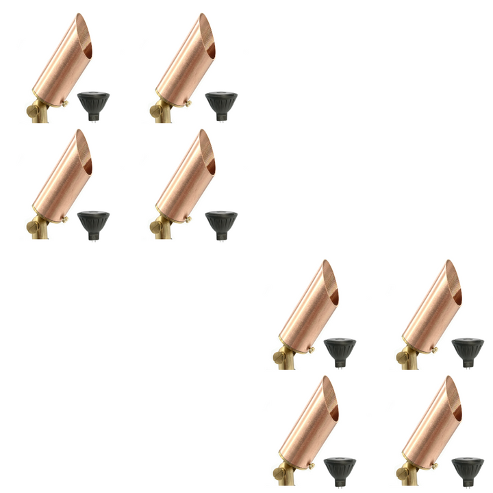 SPBP01 Cuprum Copper Spotlight 4x/8x/12x 12V MR16 4W 2700K Dimmable Package Low Voltage Outdoor Lighting