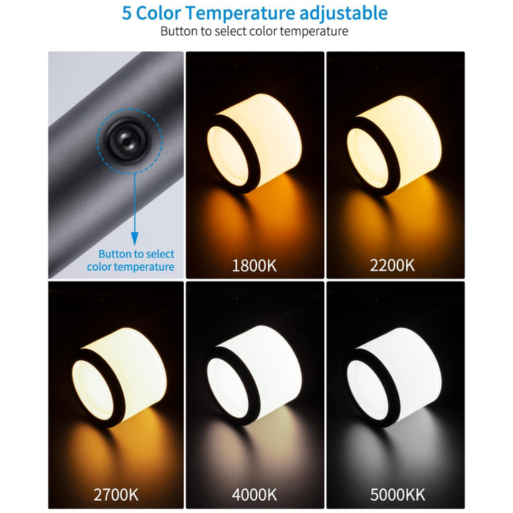Outdoor Landscape Lighting LED 12V Low Voltage ALP26 4-Pack 11" 5CCT 1800K/2200K/2700K/4000K/5000K 4.5W 320LM Black Aluminum Bollard Path Light Low Voltage Outdoor Lighting IP65