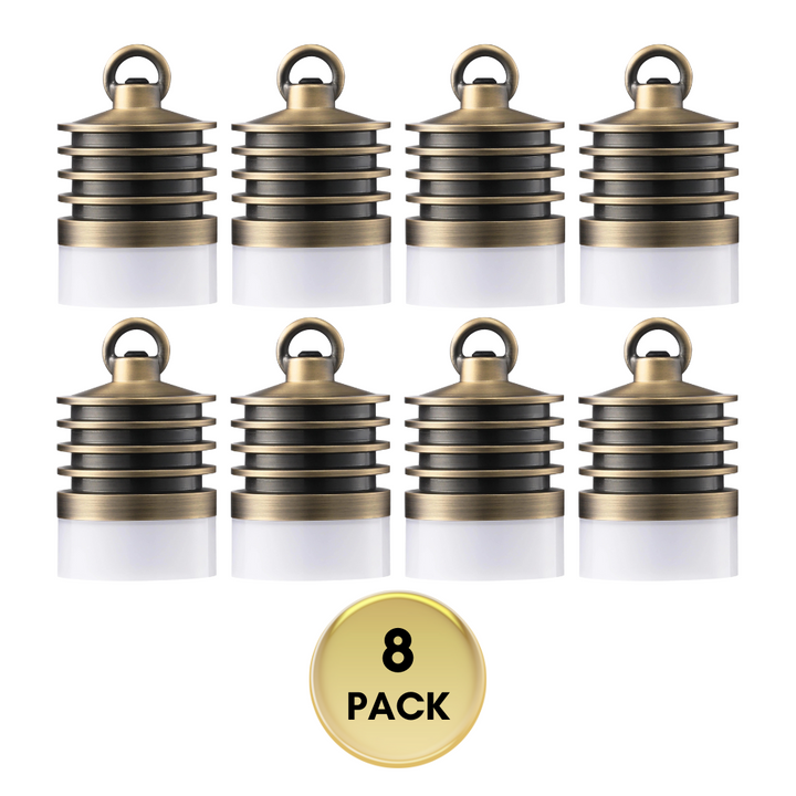 HLSL01  Calvo Low Voltage Brass Yellow Cylinder Pendant 4.5W 2700K Integrated LED Aluminum Light Hanging Patio Light