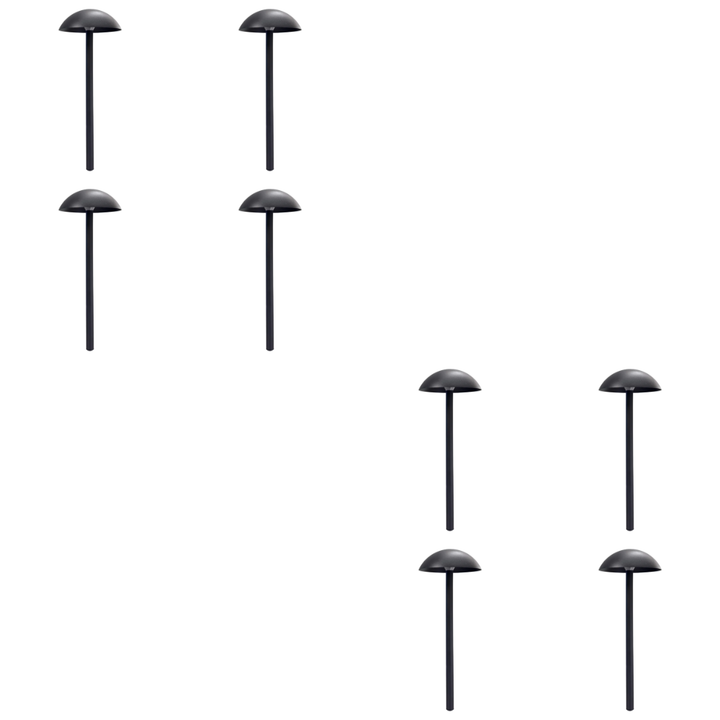 CDPA80 4x/8x/12x Package 5W 12V-24V AC/DC Low Voltage Dome-shaped Umbrella Hat 3000K Warm White Integrated LED Aluminum Path Light