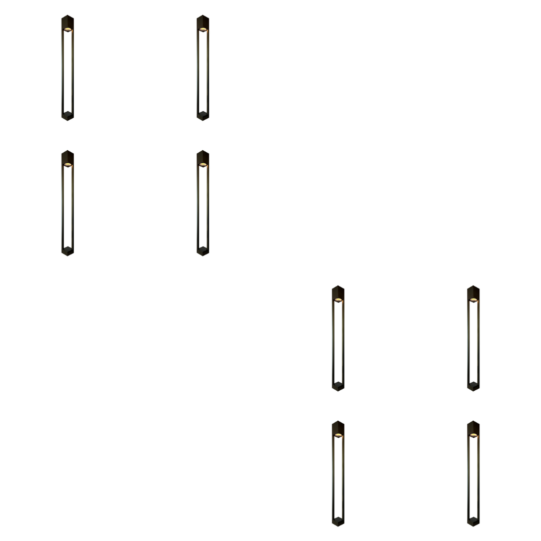 PLB23 4x/8x/12x Package Cast Brass Path and Area Light LED Low Voltage Pathway Outdoor Lighting Landscape Fixture 3W 3000K Bulb