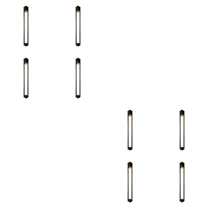 PLB23 4x/8x/12x Package Cast Brass Path and Area Light LED Low Voltage Pathway Outdoor Lighting Landscape Fixture 3W 3000K Bulb