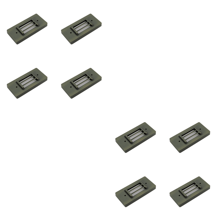 IDL01 4x/8x/12x Package Solid Brass Surface Mount 2700K Warm White Integrated LED Step Light Low Voltage Landscape Lighting