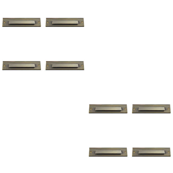 STB16 4x/8x/12x Package 2W LED Cast Brass 12V Low Voltage Surface Mounted Slim Horizontal Outdoor & Indoor Step Light