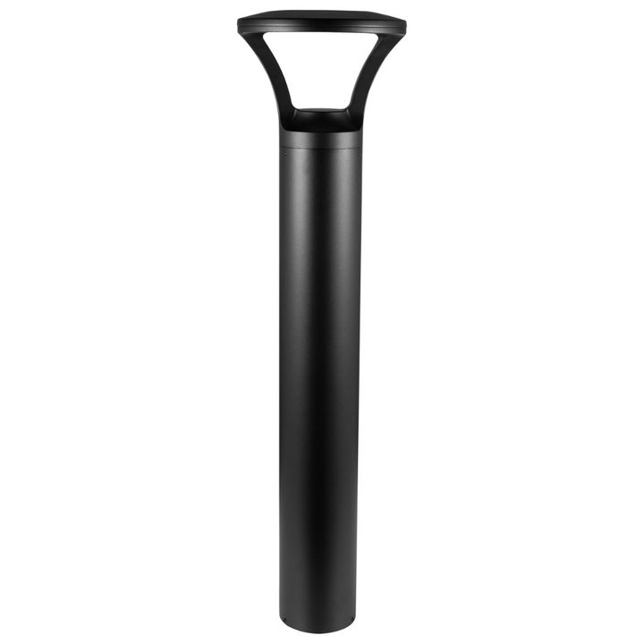 BPLA07 39" 120V Tunable 10W/18W/25W 3000K/4000K/5000K 3CCT Black Aluminum Round-Top Bollard Light Line Voltage Commercial Bollard Path Light Outdoor Lighting