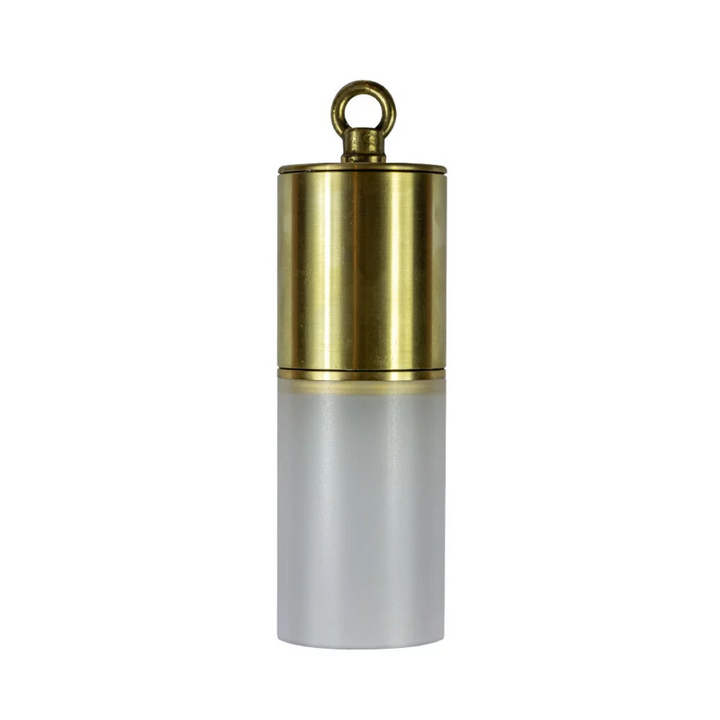 Brilliance Glacier Low Voltage Directional MR16 Brass and Acrylic Hanging Pendant Downlight Outdoor Landscape Lighting