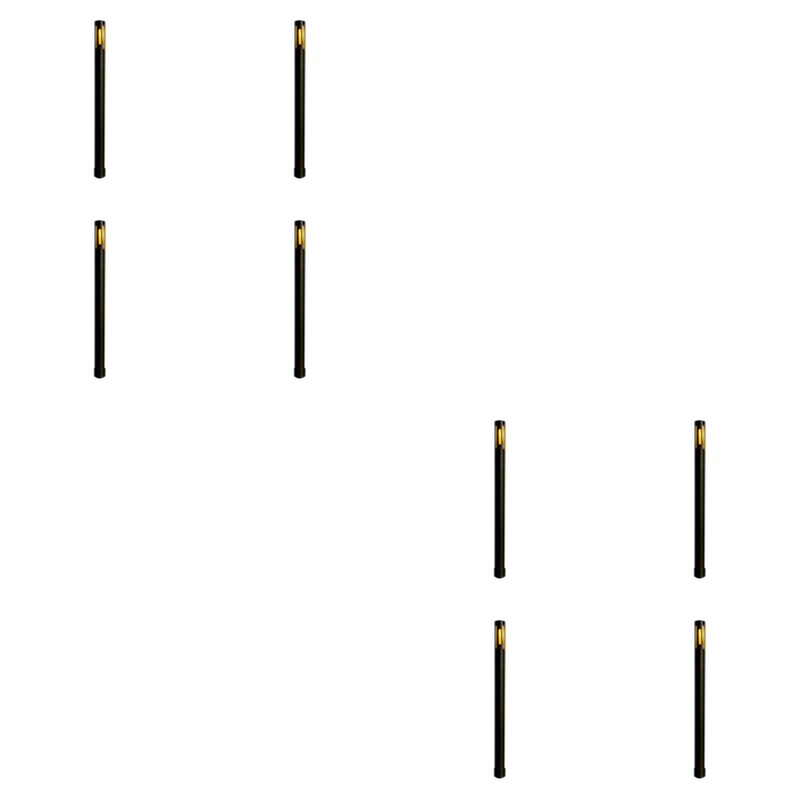 PLB25 4x/8x/12x Package Cast Brass Path and Area Light LED Low Voltage Pathway Outdoor Lighting Landscape Fixture 3W 3000K Bulb