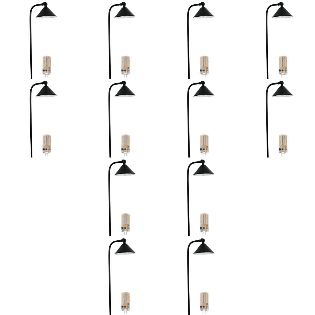 BPLP07 Tulay Bell Brass Path Light 4x/8x/12x G4 2W Dimmable 2700K Package Low Voltage Landscape Lighting
