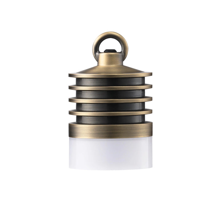 HLSL01  Calvo Low Voltage Brass Yellow Cylinder Pendant 4.5W 2700K Integrated LED Aluminum Light Hanging Patio Light