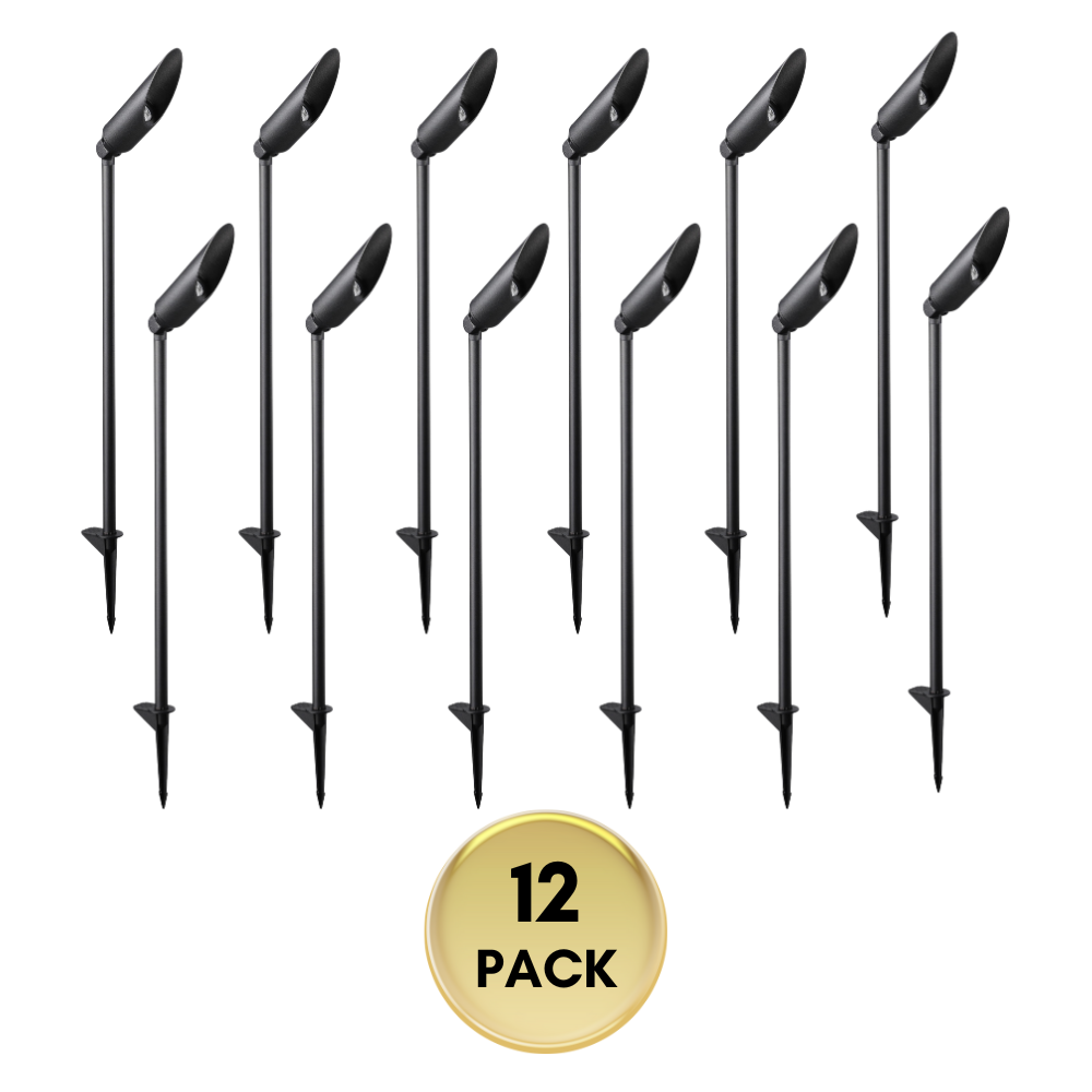 SPAL01 Acuto Tall Spotlight Low Voltage Aluminum 7W 3000K Warm White MR16 LED Spotlight Outdoor Landscape Lighting