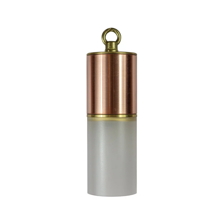 Brilliance Glacier Low Voltage Directional MR16 Brass and Acrylic Hanging Pendant Downlight Outdoor Landscape Lighting