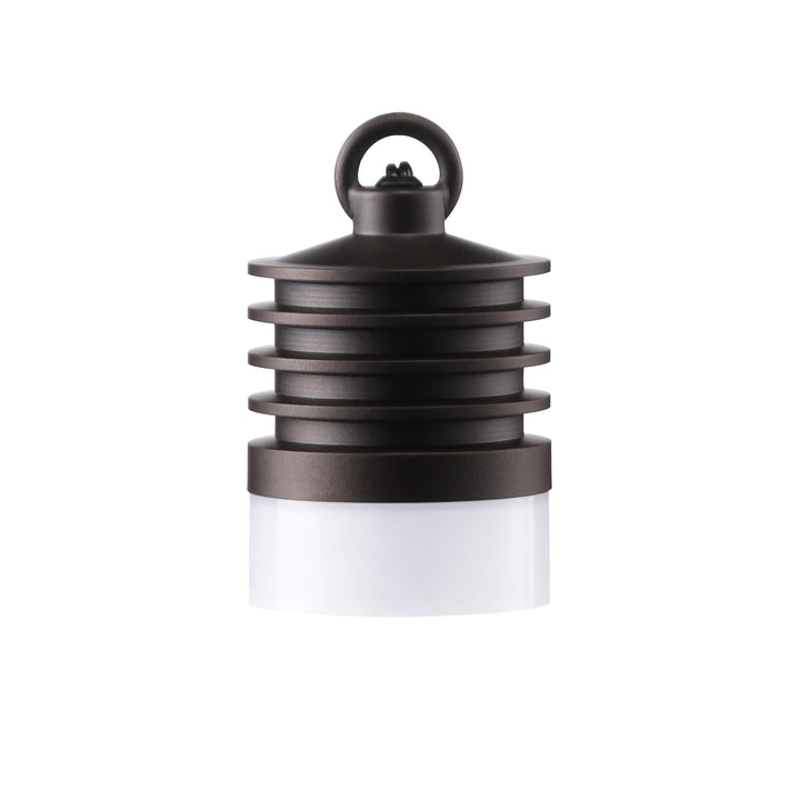 HLSL02 Calvo Low Voltage Oil-Rubbed Bronze Cylinder Pendant 4.5W 2700K Integrated LED Aluminum Light Hanging Patio Light