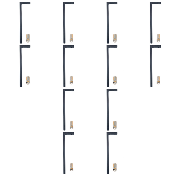 BPLP03 Aspen Brass Path Light 4x/8x/12x G4 2W Dimmable 2700K Package Low Voltage Outdoor Lighting