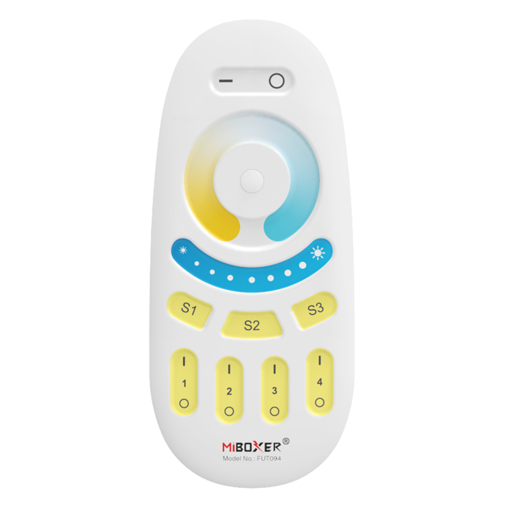 MiBoxer Milight Wireless 4-Zone RGBW/RGBCCT LED Light Bulb Remote Control