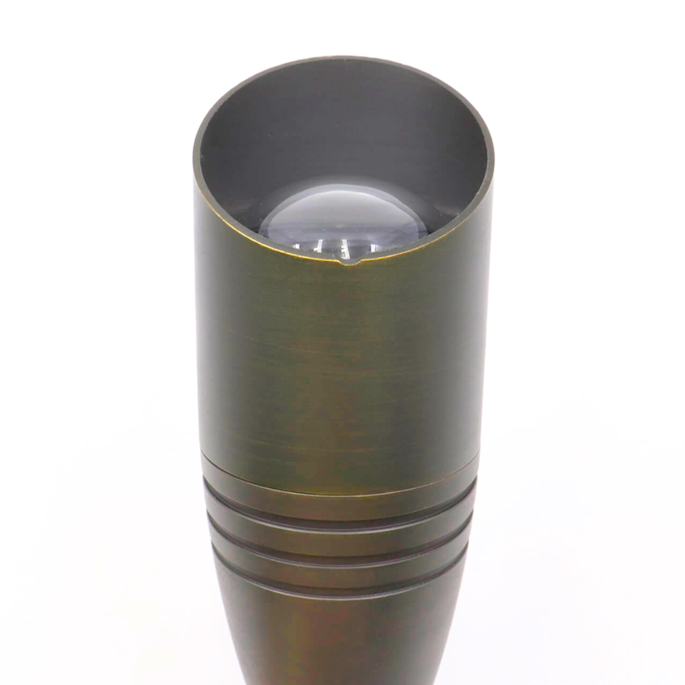 Outdoor Landscape Lighting LED 12V Low Voltage JT-LV-215 Solid Cast Brass Bullet Spotlight - MR16 12V Low Voltage Landscape Lighting