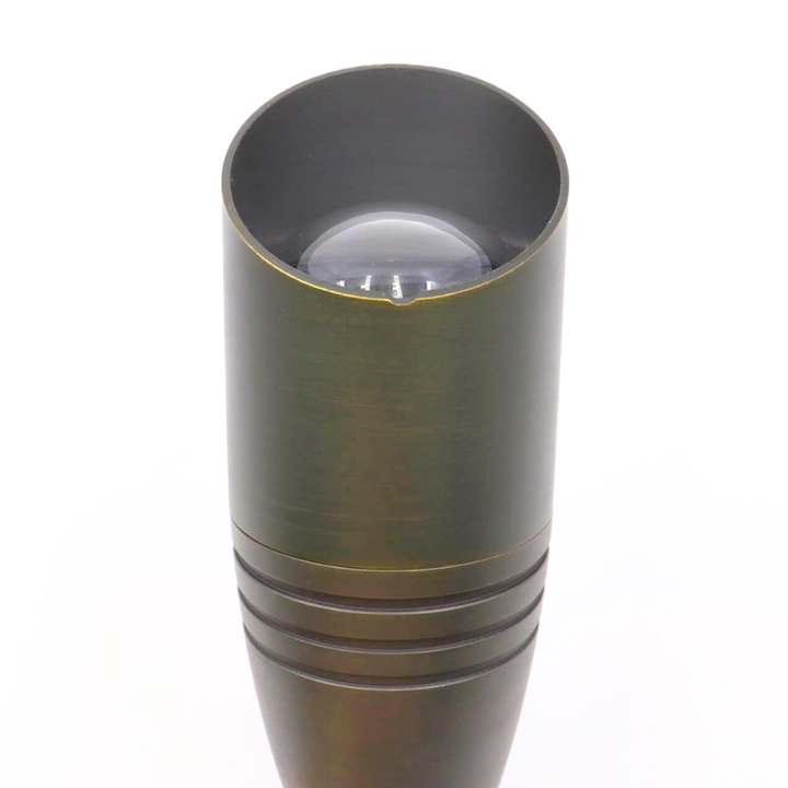 Outdoor Landscape Lighting LED 12V Low Voltage JT-LV-215 Solid Cast Brass Bullet Spotlight - MR16 12V Low Voltage Landscape Lighting